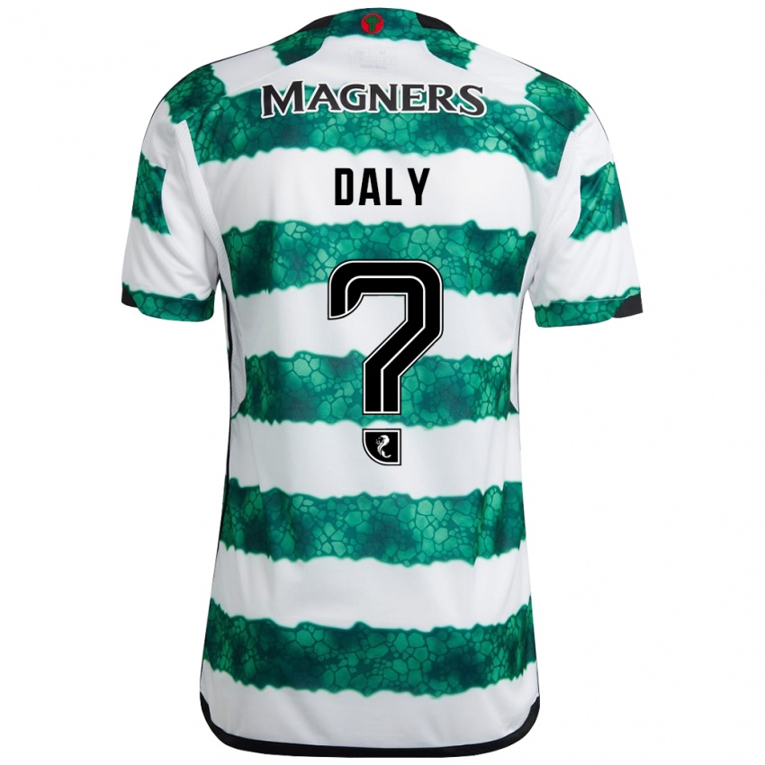 Kinder Kayden Daly #0 Grün Heimtrikot Trikot 2023/24 T-Shirt Schweiz