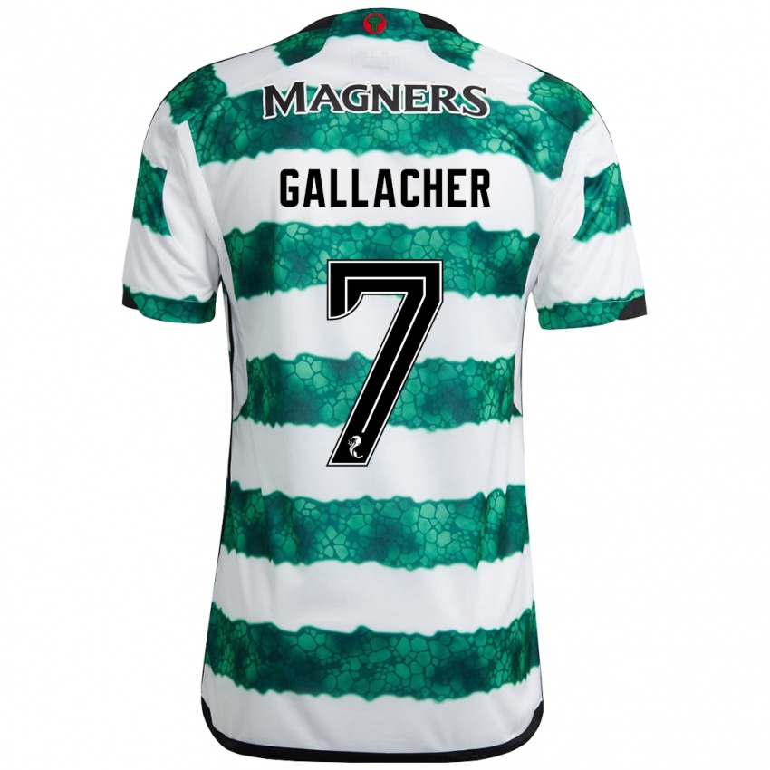 Kinder Amy Gallacher #7 Grün Heimtrikot Trikot 2023/24 T-Shirt Schweiz