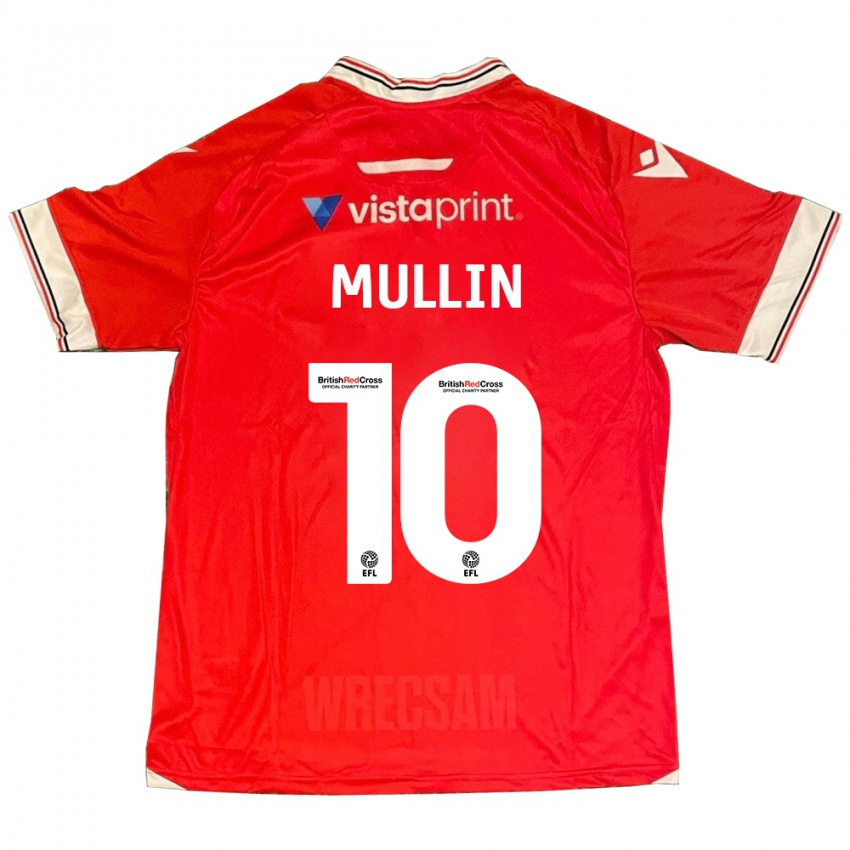 Kinder Paul Mullin #10 Rot Heimtrikot Trikot 2023/24 T-Shirt Schweiz