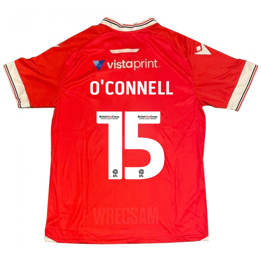 Kinder Eoghan O'connell #15 Rot Heimtrikot Trikot 2023/24 T-Shirt Schweiz