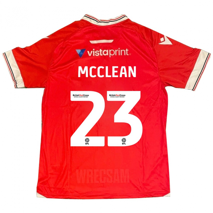 Kinder James Mcclean #23 Rot Heimtrikot Trikot 2023/24 T-Shirt Schweiz