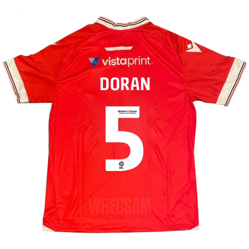 Kinder Louisha Doran #5 Rot Heimtrikot Trikot 2023/24 T-Shirt Schweiz