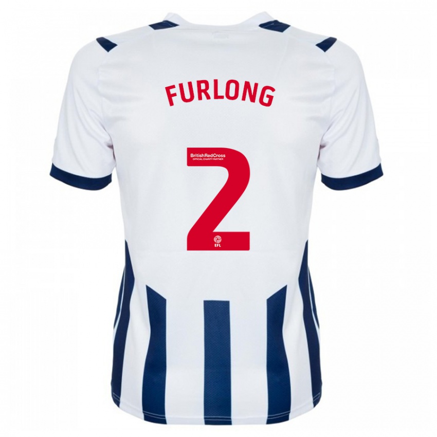 Kinder Darnell Furlong #2 Weiß Heimtrikot Trikot 2023/24 T-Shirt Schweiz