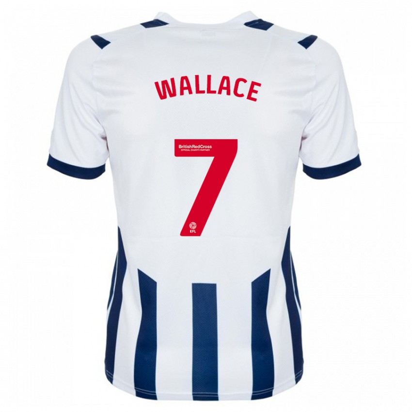 Kinder Jed Wallace #7 Weiß Heimtrikot Trikot 2023/24 T-Shirt Schweiz