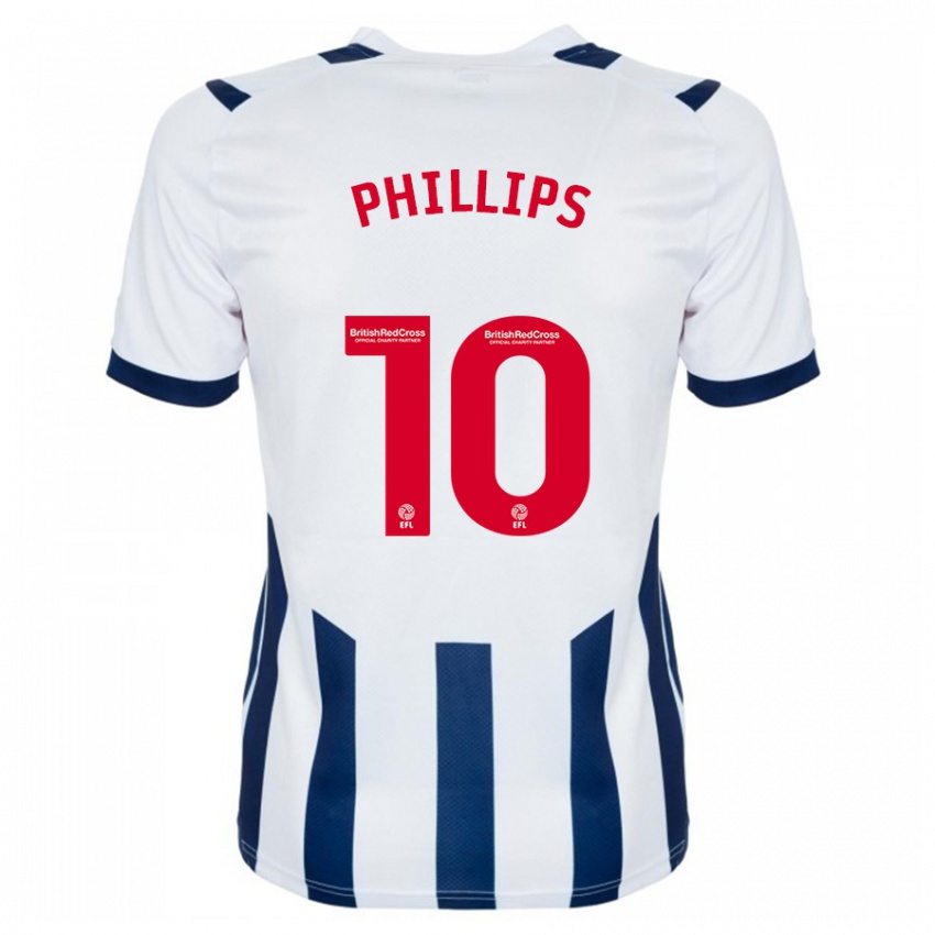 Kinder Matt Phillips #10 Weiß Heimtrikot Trikot 2023/24 T-Shirt Schweiz