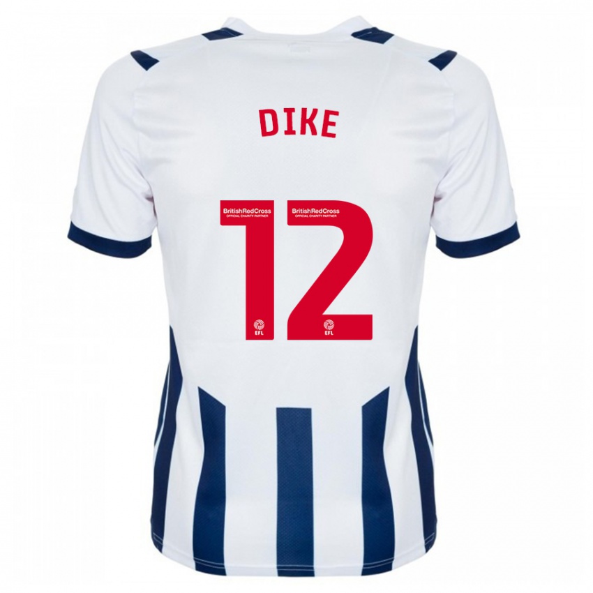 Kinder Daryl Dike #12 Weiß Heimtrikot Trikot 2023/24 T-Shirt Schweiz