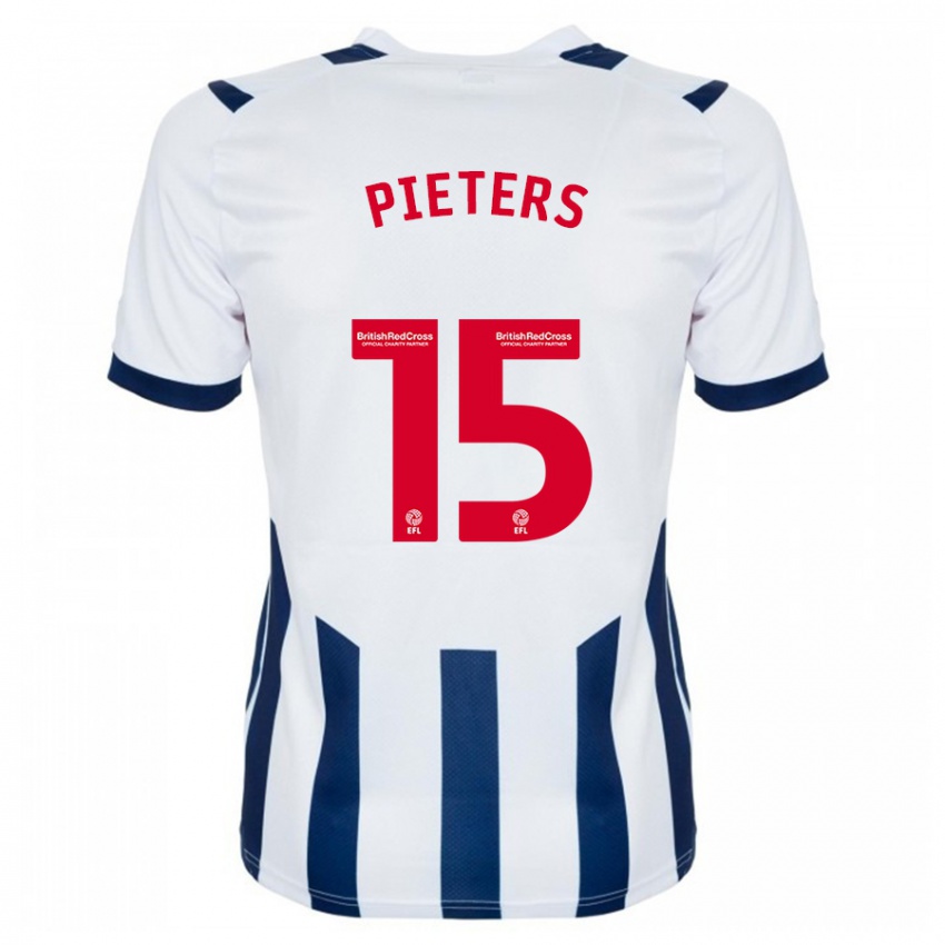 Kinder Erik Pieters #15 Weiß Heimtrikot Trikot 2023/24 T-Shirt Schweiz