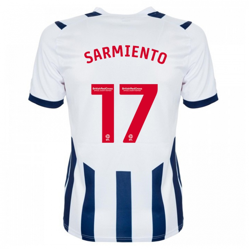 Kinder Jeremy Sarmiento #17 Weiß Heimtrikot Trikot 2023/24 T-Shirt Schweiz