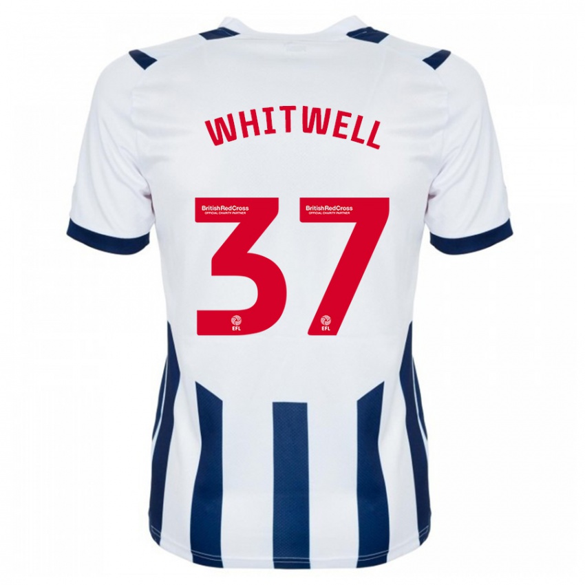 Kinder Harry Whitwell #37 Weiß Heimtrikot Trikot 2023/24 T-Shirt Schweiz