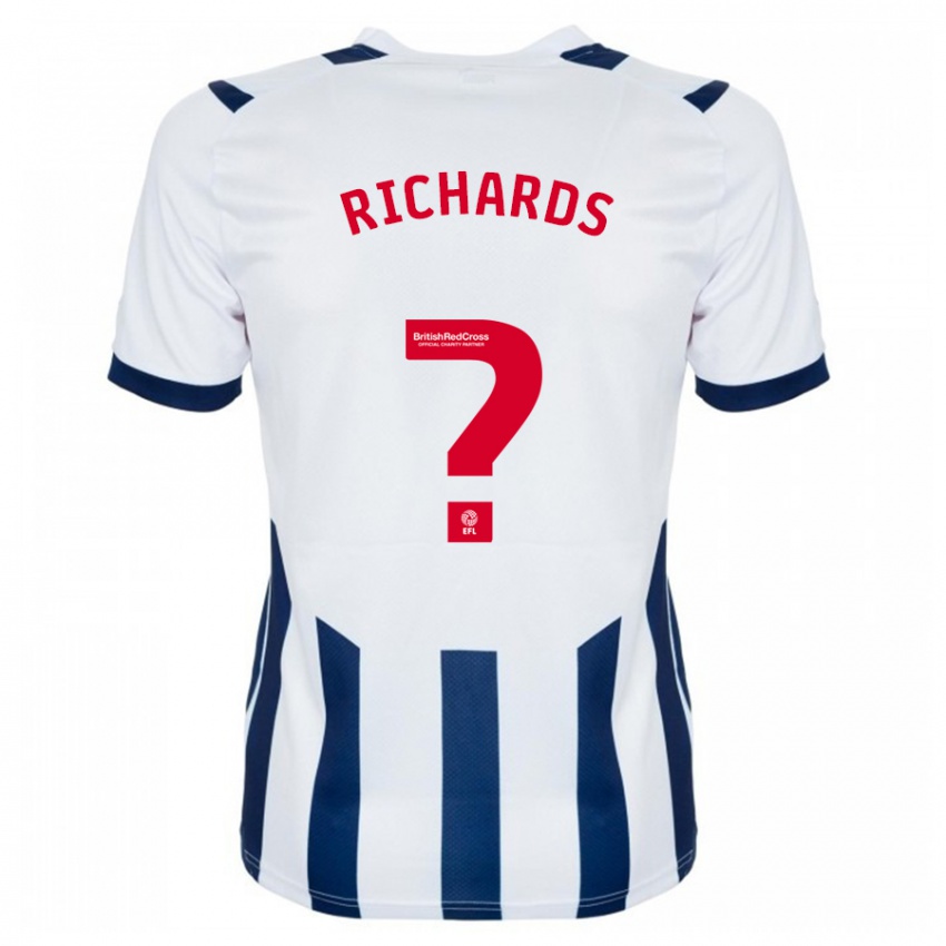 Kinder Matt Richards #0 Weiß Heimtrikot Trikot 2023/24 T-Shirt Schweiz