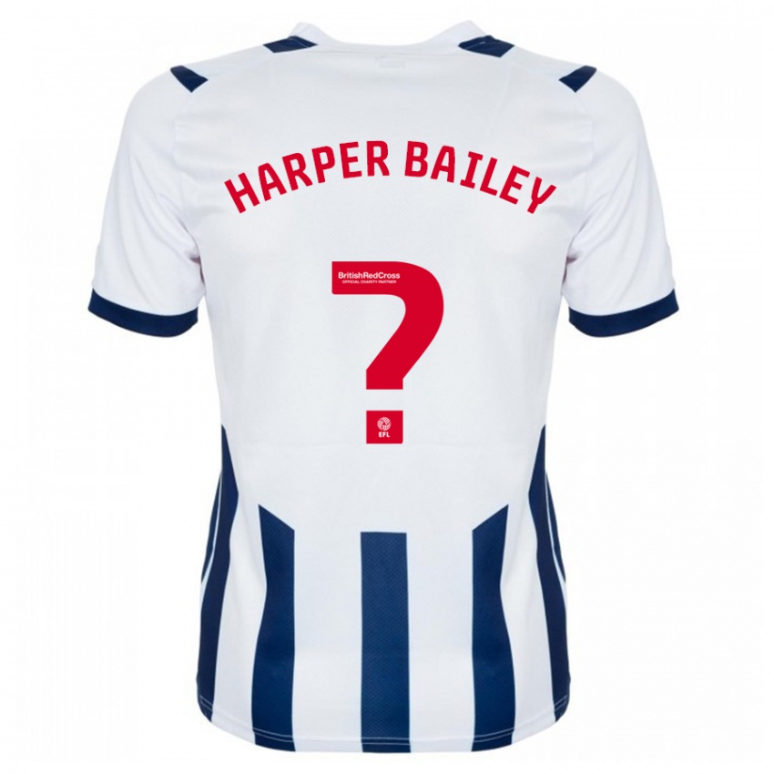 Kinder Aaron Harper-Bailey #0 Weiß Heimtrikot Trikot 2023/24 T-Shirt Schweiz