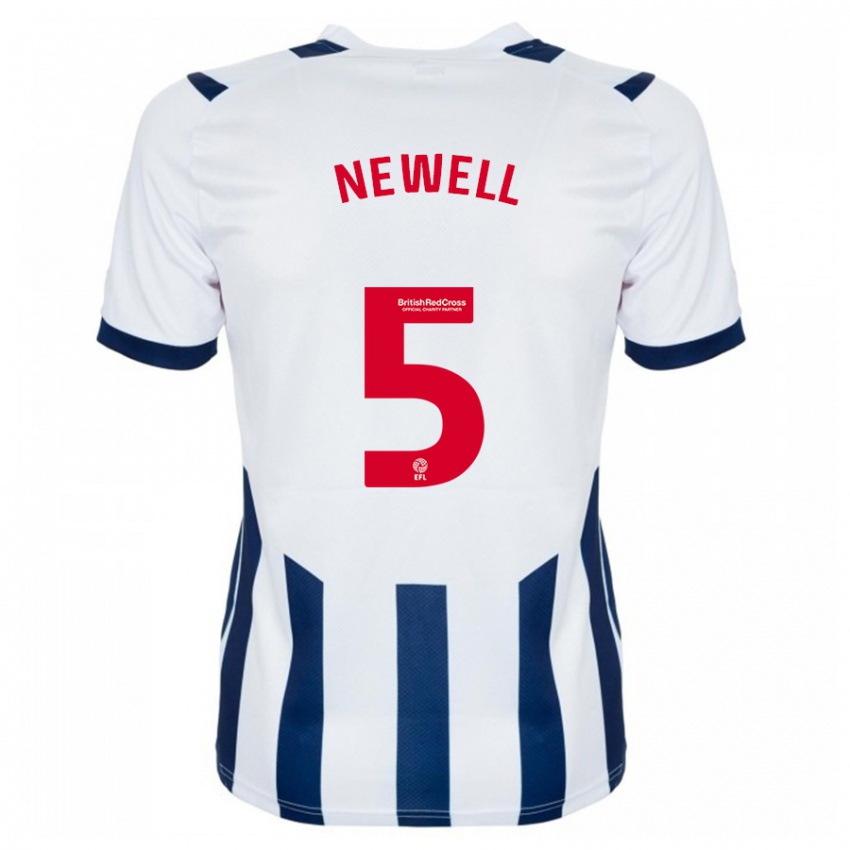 Kinder Lucy Newell #5 Weiß Heimtrikot Trikot 2023/24 T-Shirt Schweiz