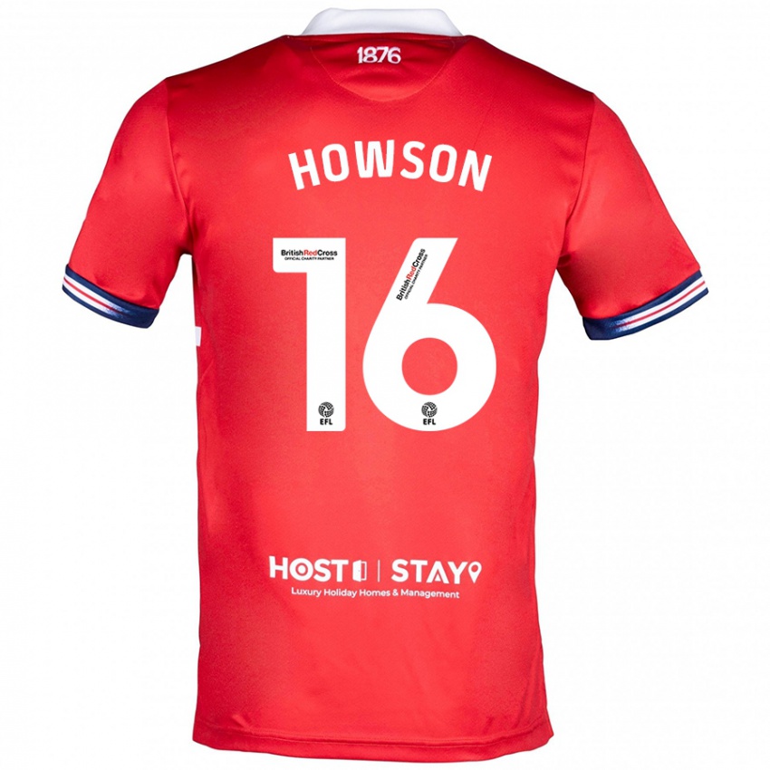 Kinder Jonathan Howson #16 Rot Heimtrikot Trikot 2023/24 T-Shirt Schweiz