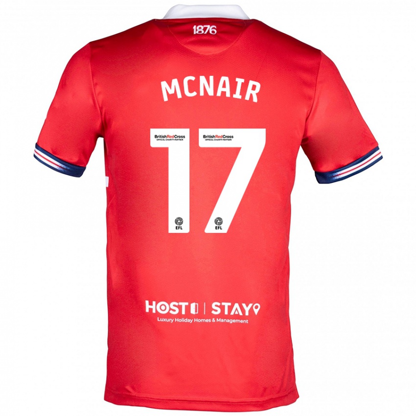 Kinder Paddy Mcnair #17 Rot Heimtrikot Trikot 2023/24 T-Shirt Schweiz