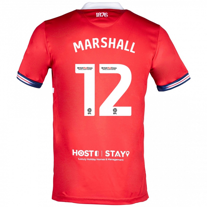 Kinder Eve Marshall #12 Rot Heimtrikot Trikot 2023/24 T-Shirt Schweiz