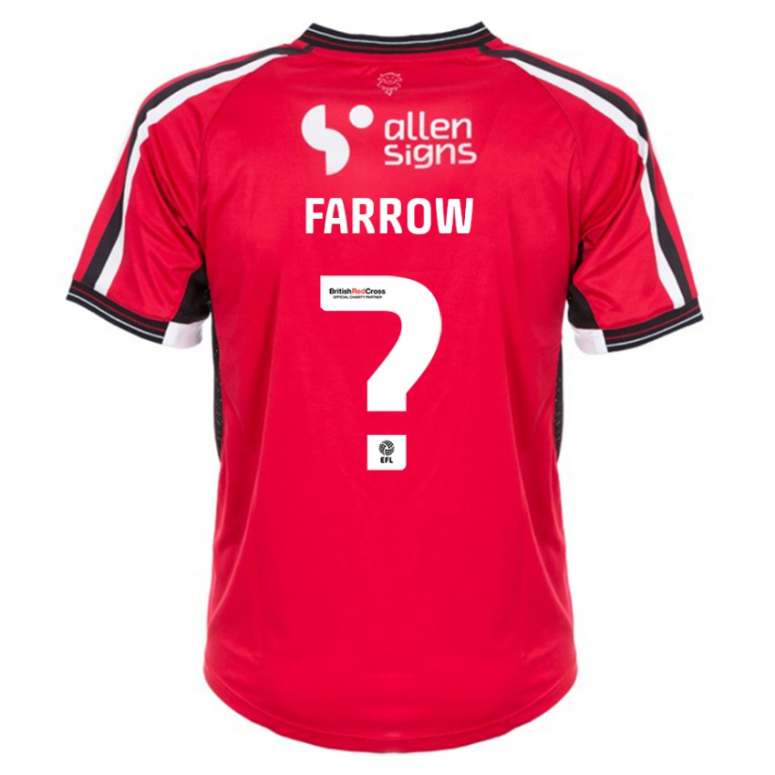 Kinder Lucy Farrow #0 Rot Heimtrikot Trikot 2023/24 T-Shirt Schweiz