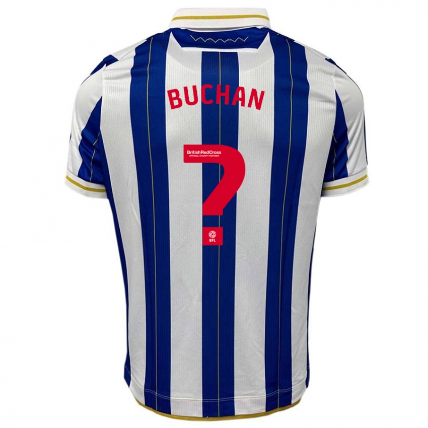 Kinder Jay Buchan #0 Blau Weiss Heimtrikot Trikot 2023/24 T-Shirt Schweiz