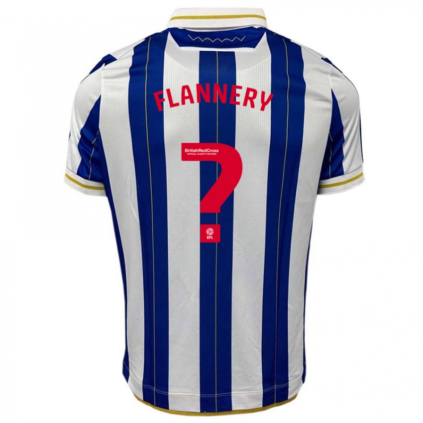 Kinder Cian Flannery #0 Blau Weiss Heimtrikot Trikot 2023/24 T-Shirt Schweiz