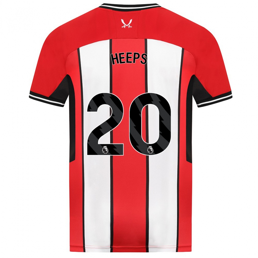 Kinder Eleanor Heeps #20 Rot Heimtrikot Trikot 2023/24 T-Shirt Schweiz