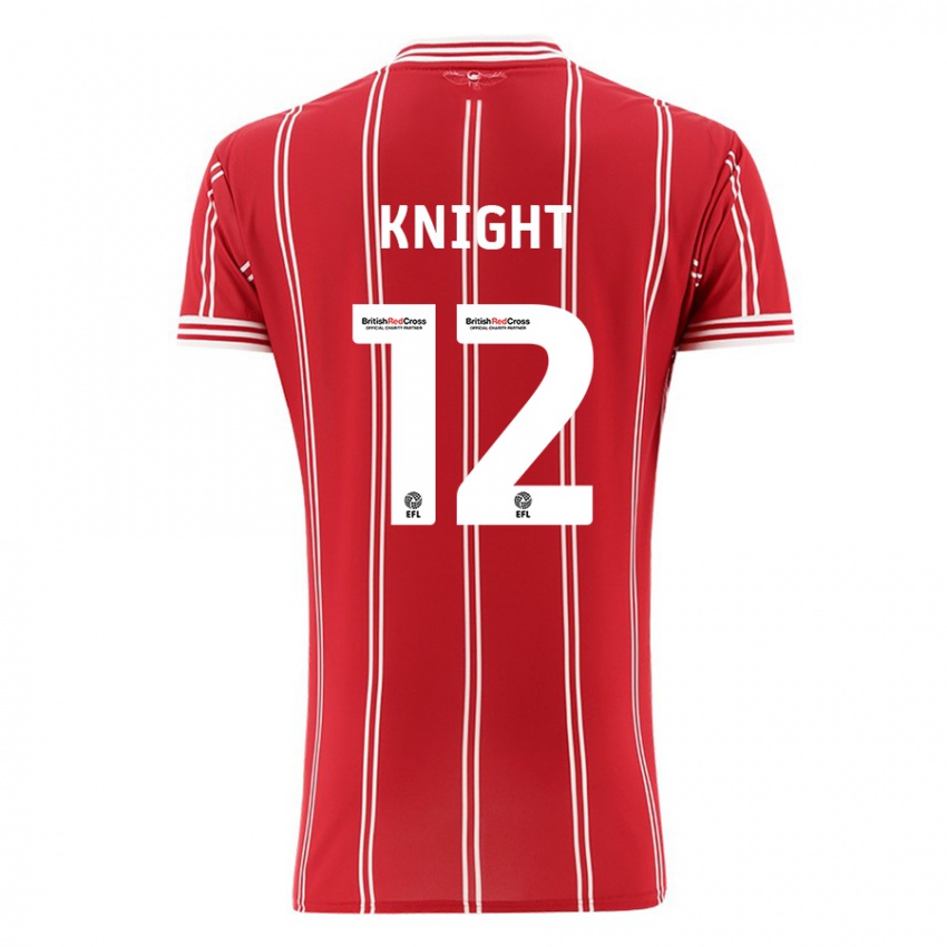 Kinder Jason Knight #12 Rot Heimtrikot Trikot 2023/24 T-Shirt Schweiz