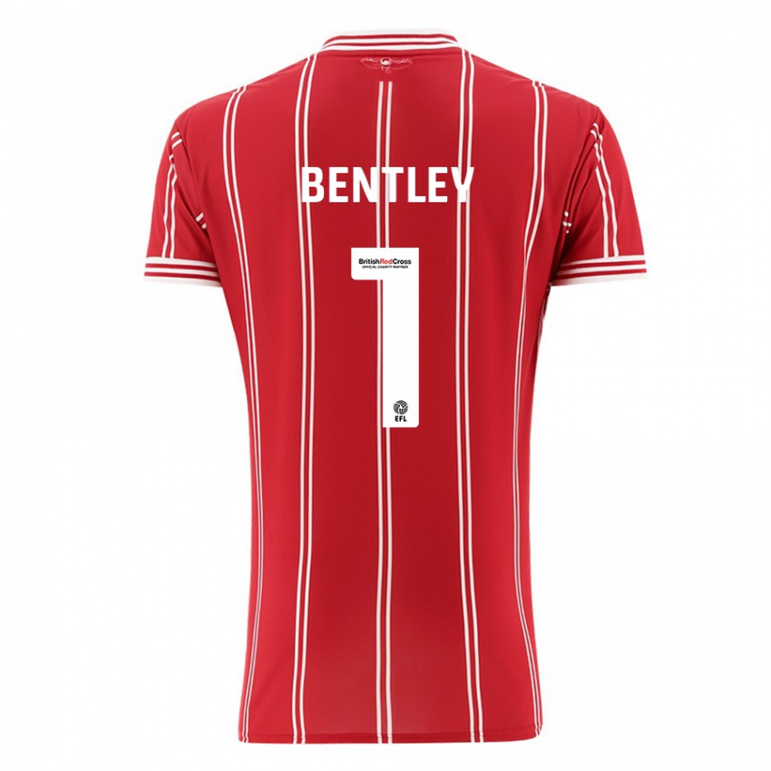 Kinder Fran Bentley #1 Rot Heimtrikot Trikot 2023/24 T-Shirt Schweiz