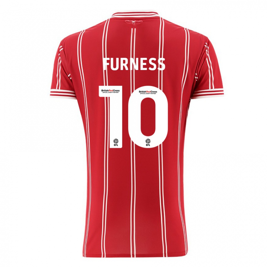 Kinder Rachel Furness #10 Rot Heimtrikot Trikot 2023/24 T-Shirt Schweiz