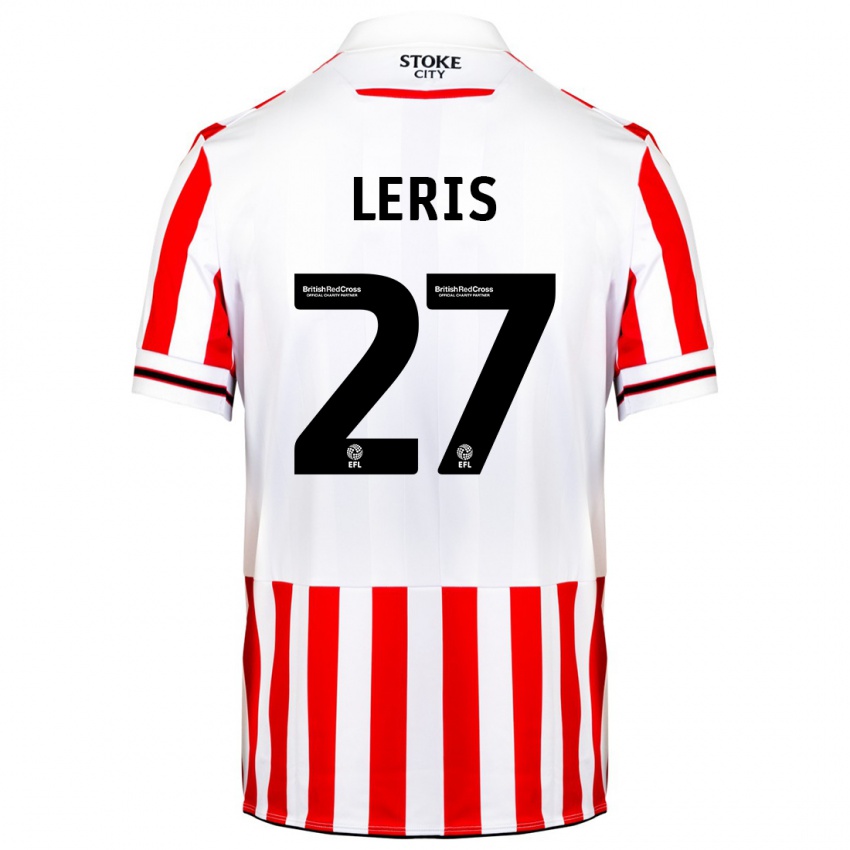 Kinder Mehdi Léris #27 Rot-Weiss Heimtrikot Trikot 2023/24 T-Shirt Schweiz