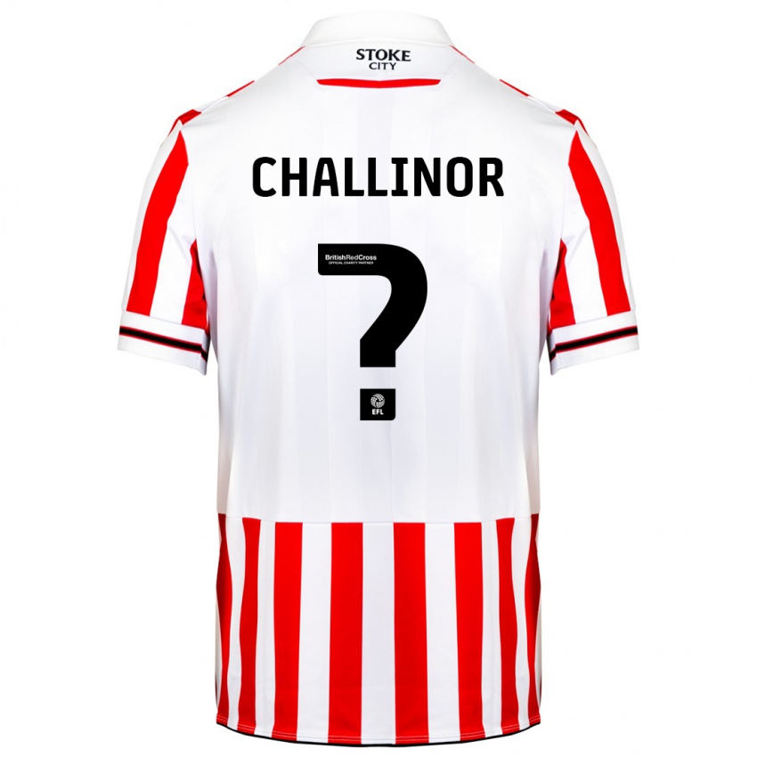 Kinder Oliver Challinor #0 Rot-Weiss Heimtrikot Trikot 2023/24 T-Shirt Schweiz