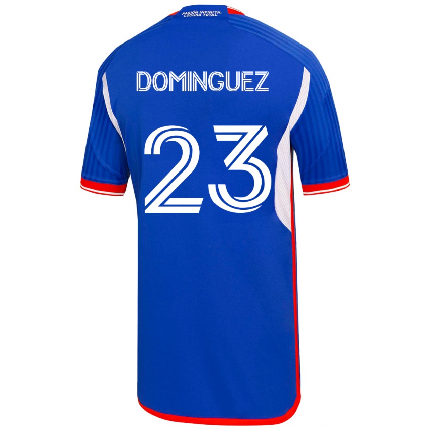 Kinder Nery Domínguez #23 Blau Heimtrikot Trikot 2023/24 T-Shirt Schweiz