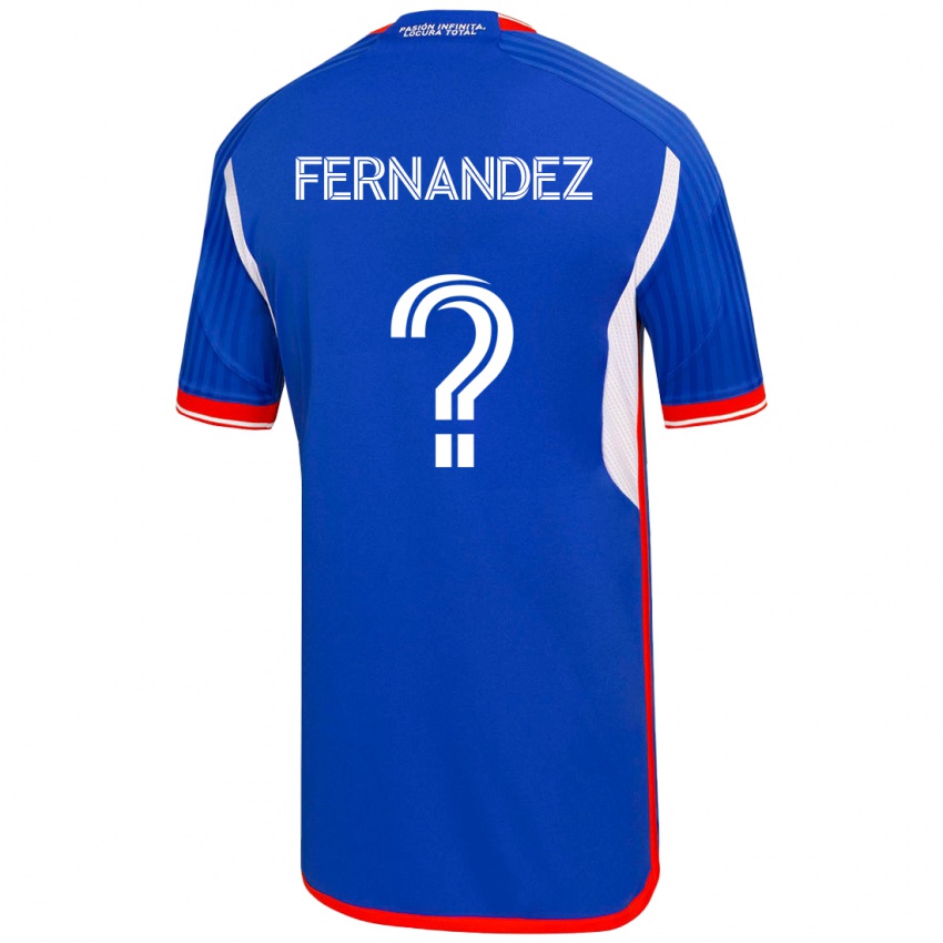Kinder José Matías Fernández #0 Blau Heimtrikot Trikot 2023/24 T-Shirt Schweiz