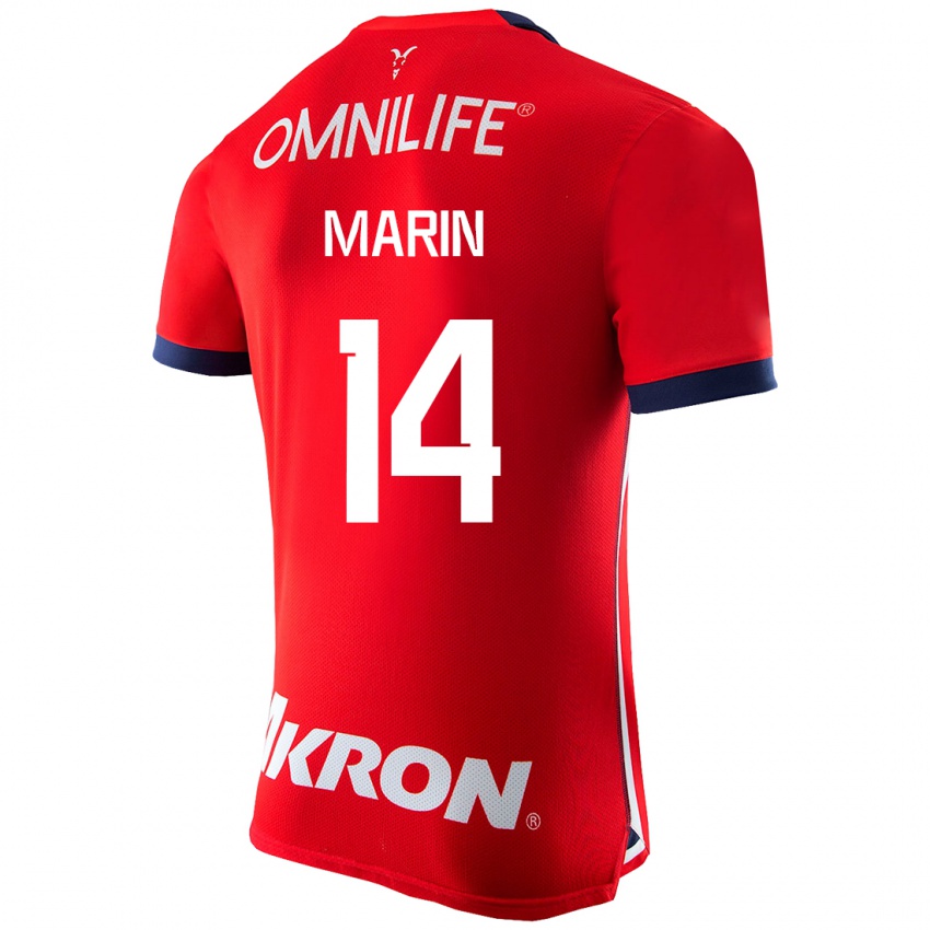 Kinder Ricardo Marín #14 Rot Heimtrikot Trikot 2023/24 T-Shirt Schweiz