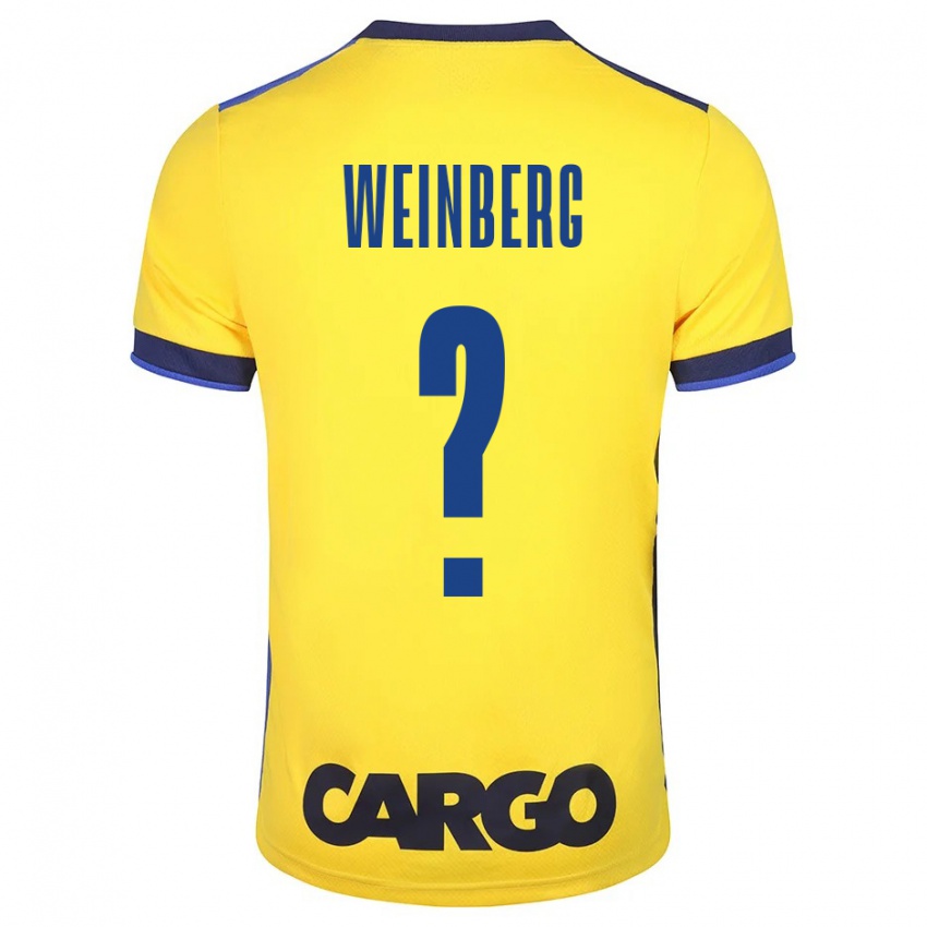 Kinder Idan Weinberg #0 Gelb Heimtrikot Trikot 2023/24 T-Shirt Schweiz