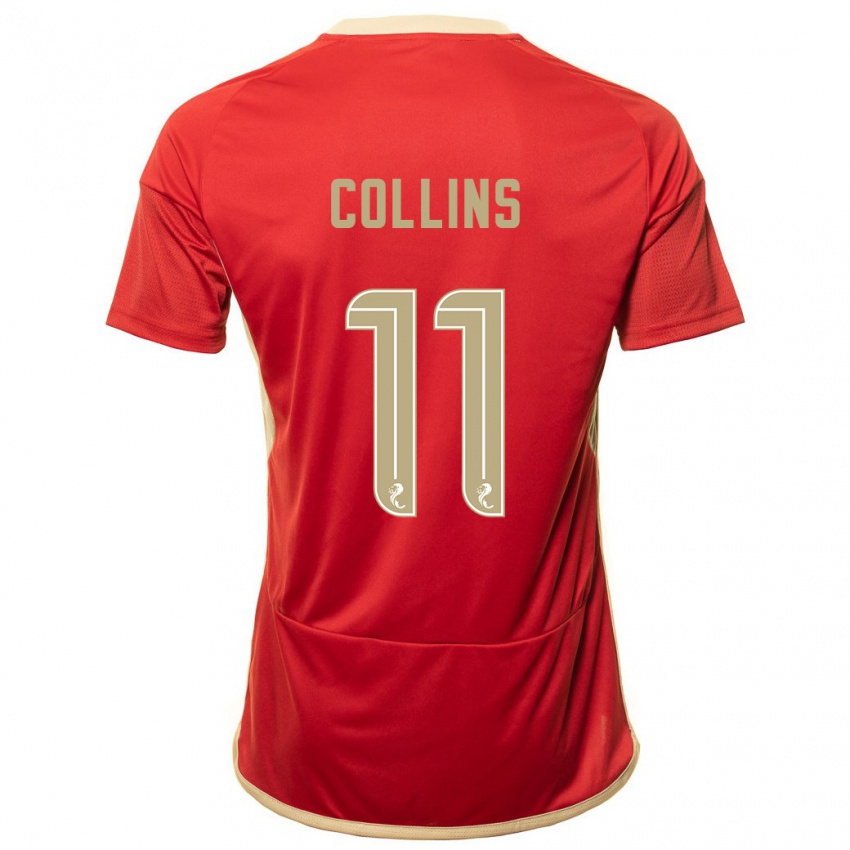 Kinder Bailley Collins #11 Rot Heimtrikot Trikot 2023/24 T-Shirt Schweiz