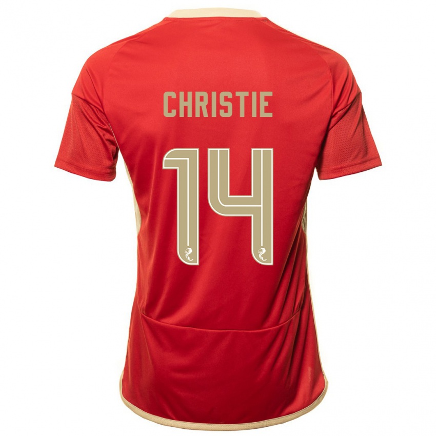 Kinder Mya Christie #14 Rot Heimtrikot Trikot 2023/24 T-Shirt Schweiz