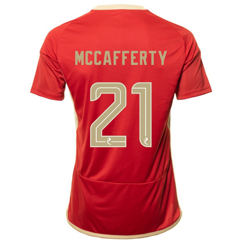 Kinder Eirinn Mccafferty #21 Rot Heimtrikot Trikot 2023/24 T-Shirt Schweiz