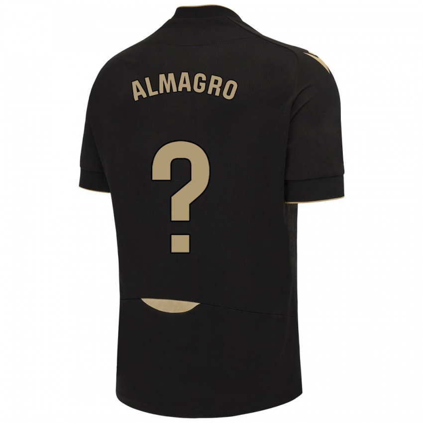 Kinder Samu Almagro #0 Schwarz Auswärtstrikot Trikot 2023/24 T-Shirt Schweiz