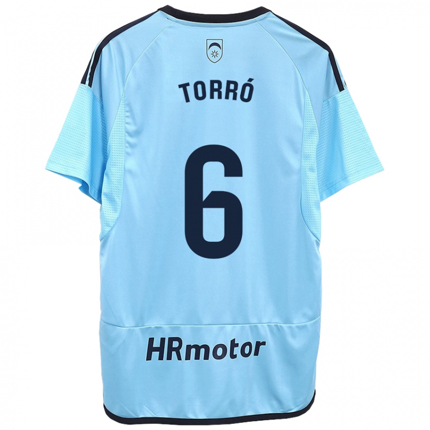 Kinder Lucas Torró #6 Blau Auswärtstrikot Trikot 2023/24 T-Shirt Schweiz