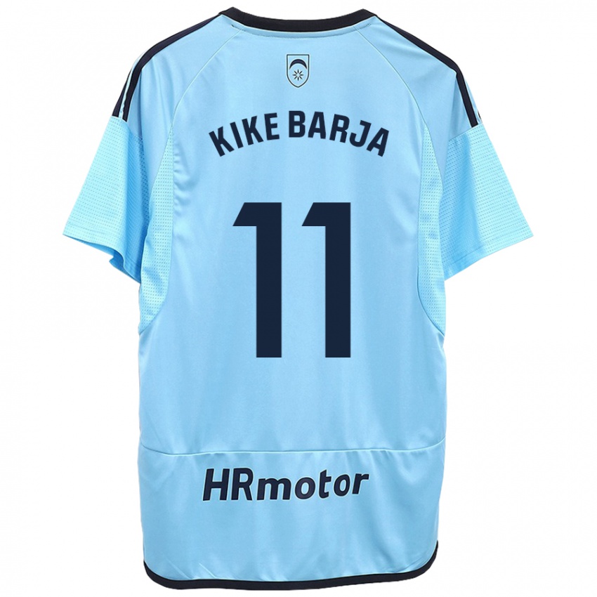 Kinder Kike Barja #11 Blau Auswärtstrikot Trikot 2023/24 T-Shirt Schweiz