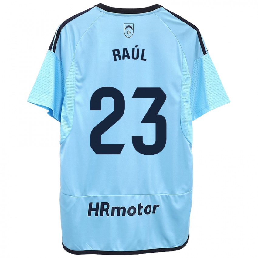 Kinder Raúl García #23 Blau Auswärtstrikot Trikot 2023/24 T-Shirt Schweiz