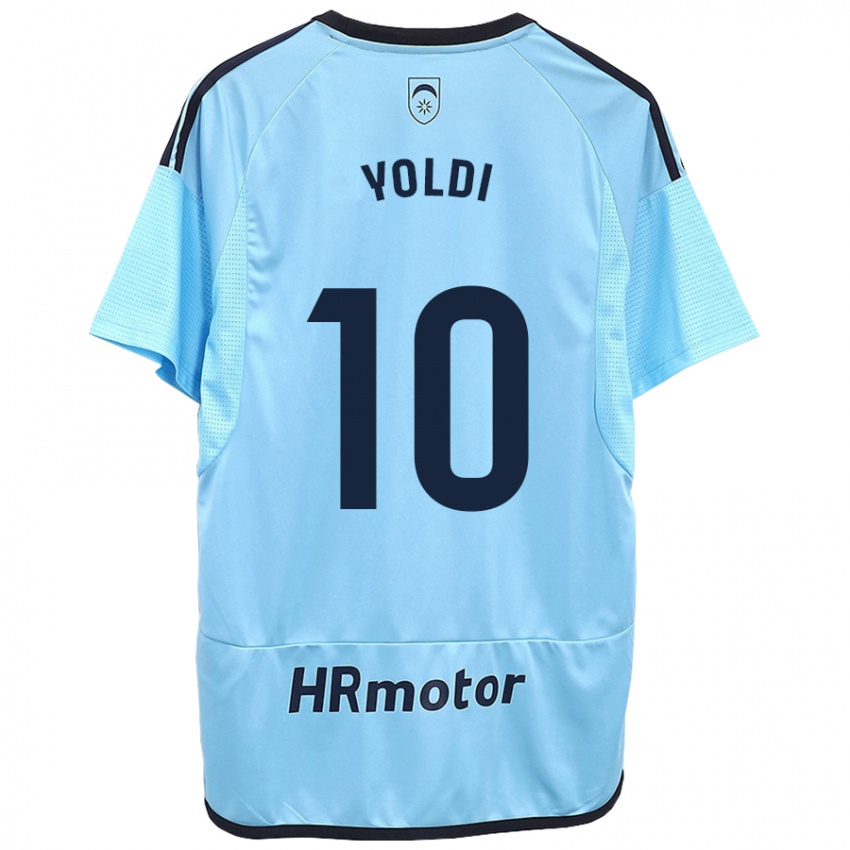 Kinder Ander Yoldi #10 Blau Auswärtstrikot Trikot 2023/24 T-Shirt Schweiz