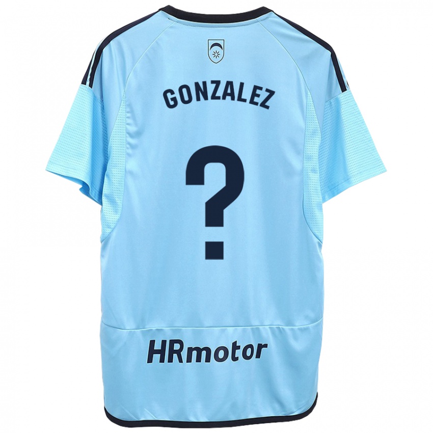 Kinder Iker González #0 Blau Auswärtstrikot Trikot 2023/24 T-Shirt Schweiz