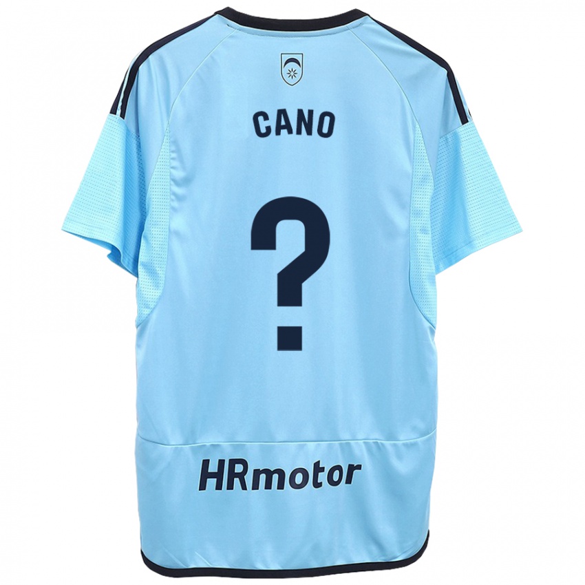 Kinder Javi Caño #0 Blau Auswärtstrikot Trikot 2023/24 T-Shirt Schweiz