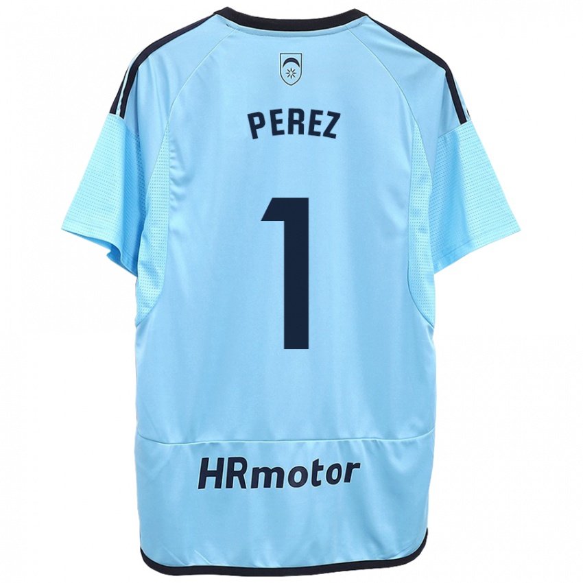 Kinder Silvia Pérez Fernández De Romarategui #1 Blau Auswärtstrikot Trikot 2023/24 T-Shirt Schweiz