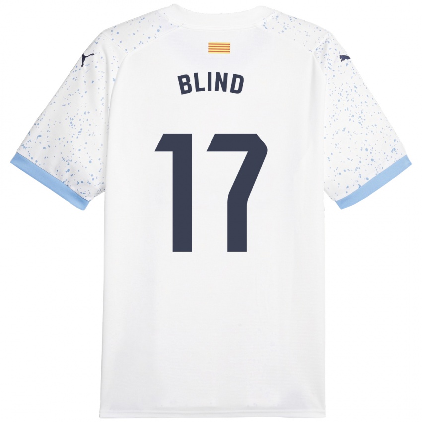 Kinder Daley Blind #17 Weiß Auswärtstrikot Trikot 2023/24 T-Shirt Schweiz