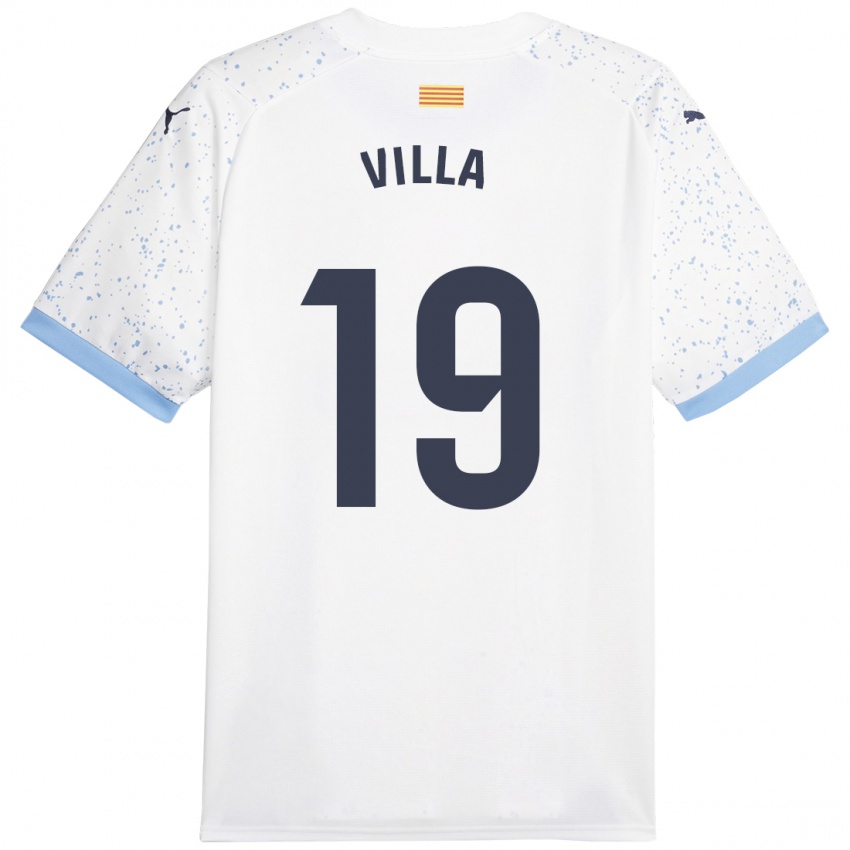 Kinder Toni Villa #19 Weiß Auswärtstrikot Trikot 2023/24 T-Shirt Schweiz