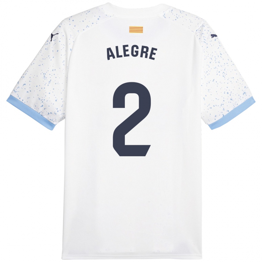 Kinder Marc Alegre #2 Weiß Auswärtstrikot Trikot 2023/24 T-Shirt Schweiz