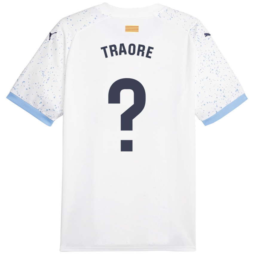 Kinder Solo Traoré #0 Weiß Auswärtstrikot Trikot 2023/24 T-Shirt Schweiz