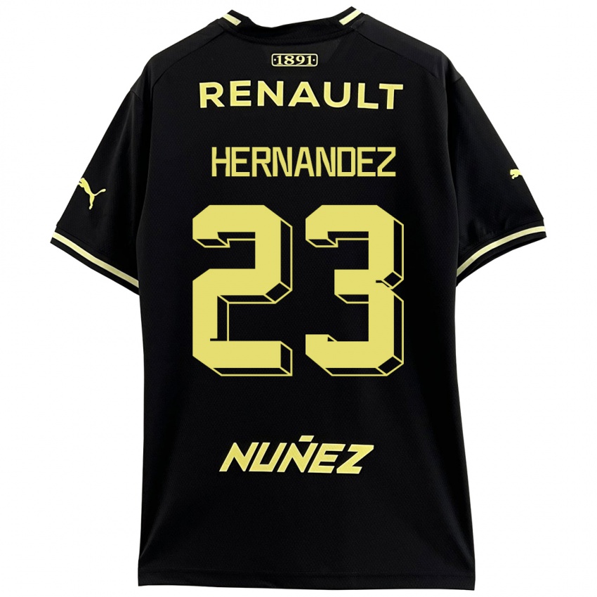 Kinder Abel Hernández #23 Schwarz Auswärtstrikot Trikot 2023/24 T-Shirt Schweiz