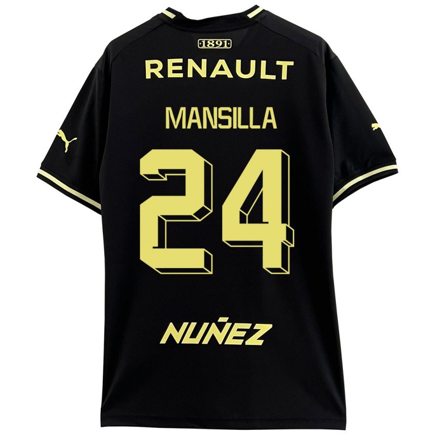 Kinder Brian Mansilla #24 Schwarz Auswärtstrikot Trikot 2023/24 T-Shirt Schweiz