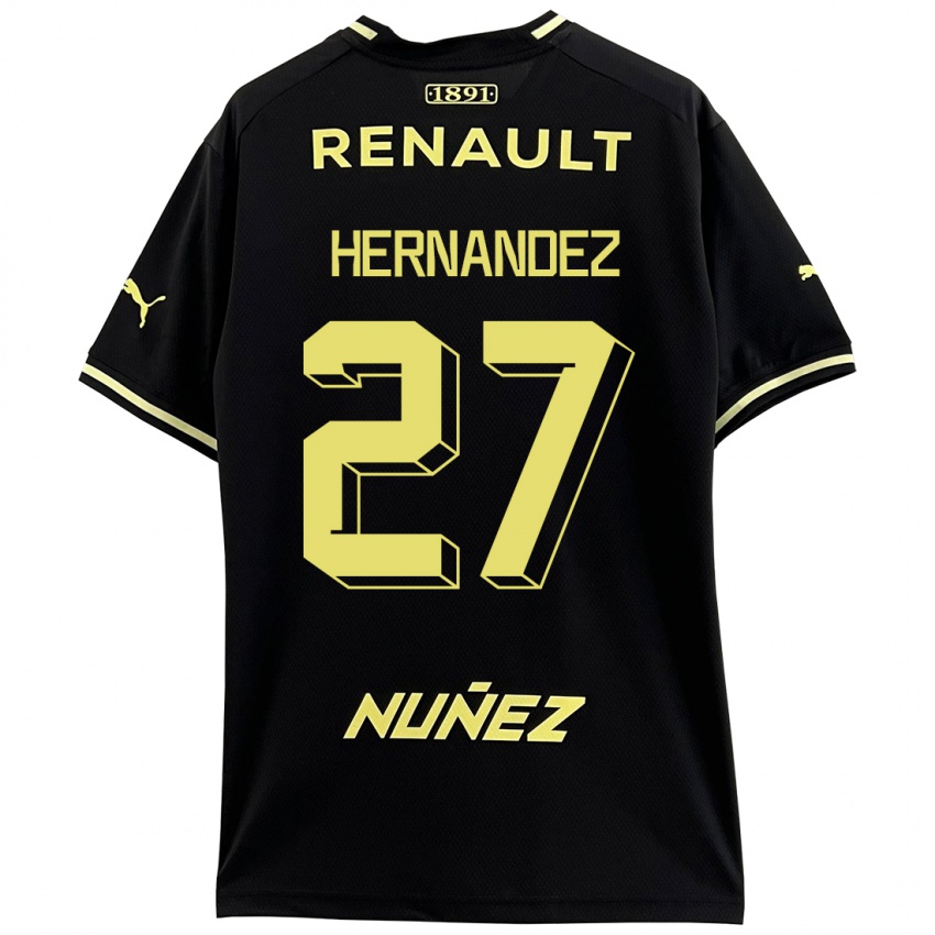 Kinder Lucas Hernández #27 Schwarz Auswärtstrikot Trikot 2023/24 T-Shirt Schweiz